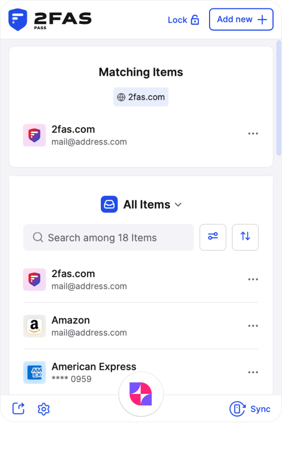 2FAS Pass Browser Extension